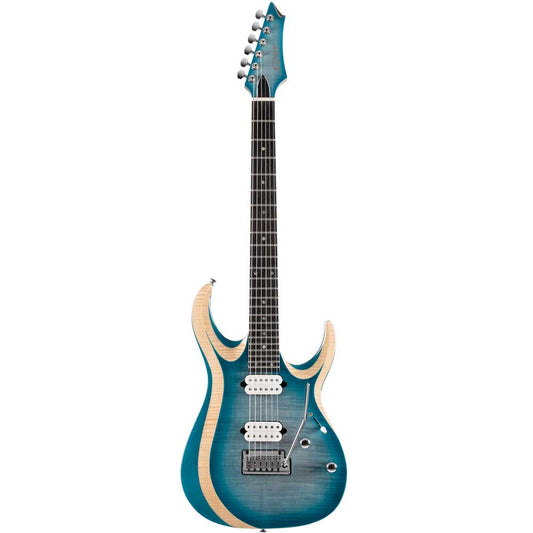 Cort X Series X700 Duality Electric Guitar with Bag - Light Blue Burst