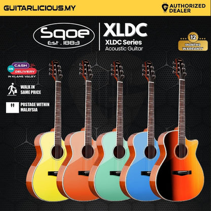 SQOE XLDC Series Acoustic Electric Guitar ( SQOE / XLDC / SQOE - XLDC )