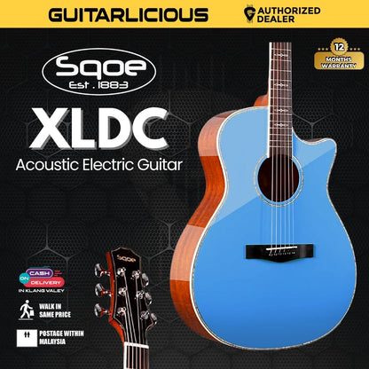 SQOE XLDC Series Acoustic Electric Guitar ( SQOE / XLDC / SQOE - XLDC )