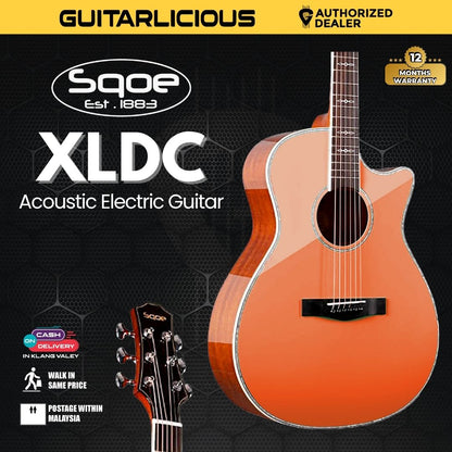 SQOE XLDC Series Acoustic Electric Guitar ( SQOE / XLDC / SQOE - XLDC )