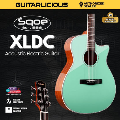 SQOE XLDC Series Acoustic Electric Guitar ( SQOE / XLDC / SQOE - XLDC )
