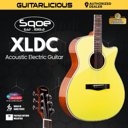 SQOE XLDC Series Acoustic Electric Guitar ( SQOE / XLDC / SQOE - XLDC )