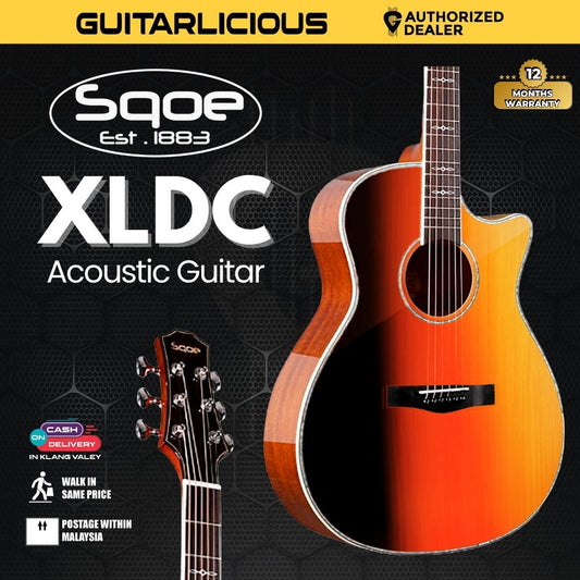 SQOE XLDC Series Acoustic Electric Guitar