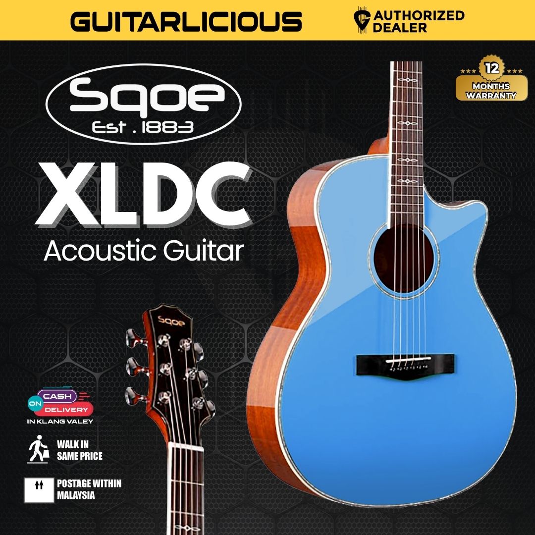 SQOE XLDC Series Acoustic Electric Guitar