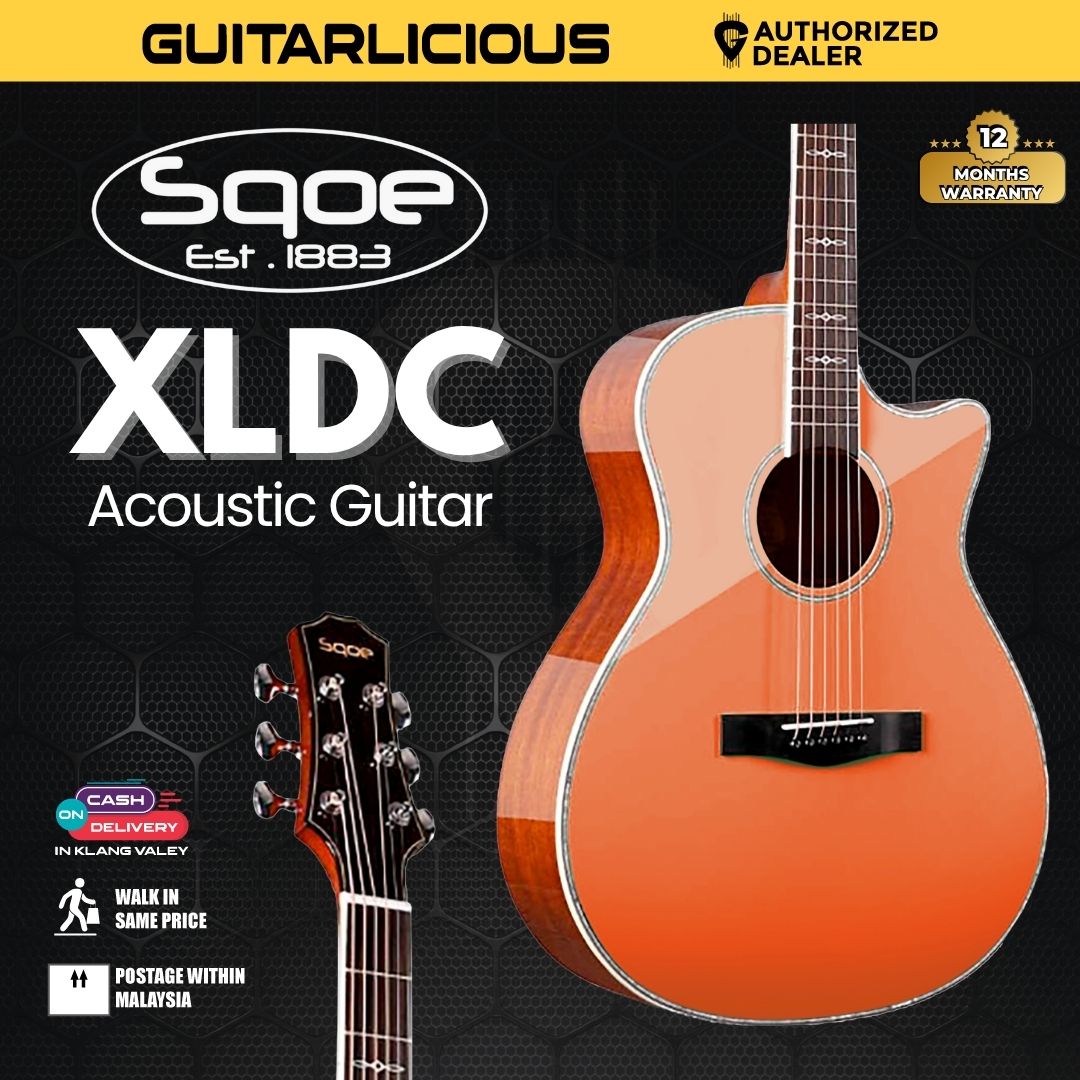 SQOE XLDC Series Acoustic Electric Guitar