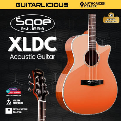 SQOE XLDC Series Acoustic Electric Guitar
