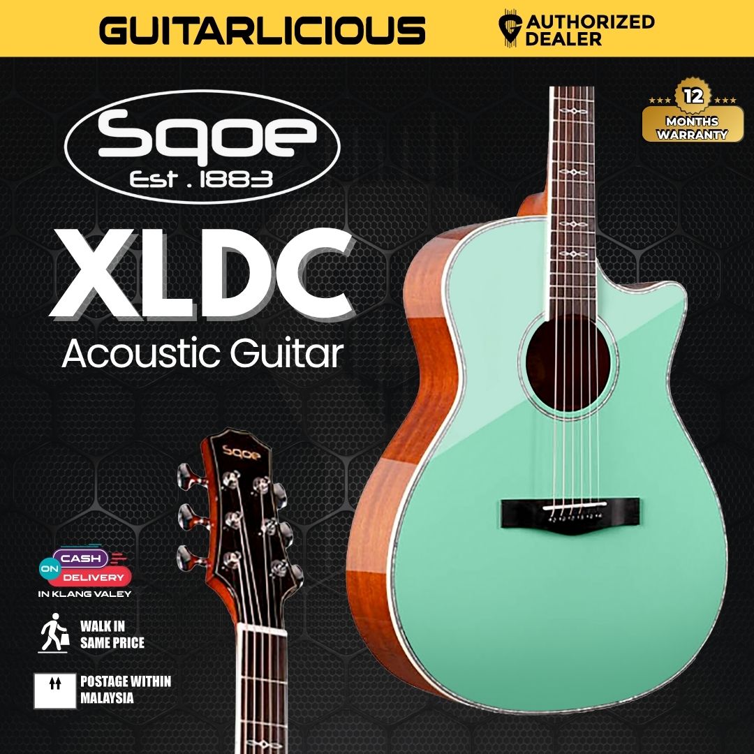 SQOE XLDC Series Acoustic Electric Guitar