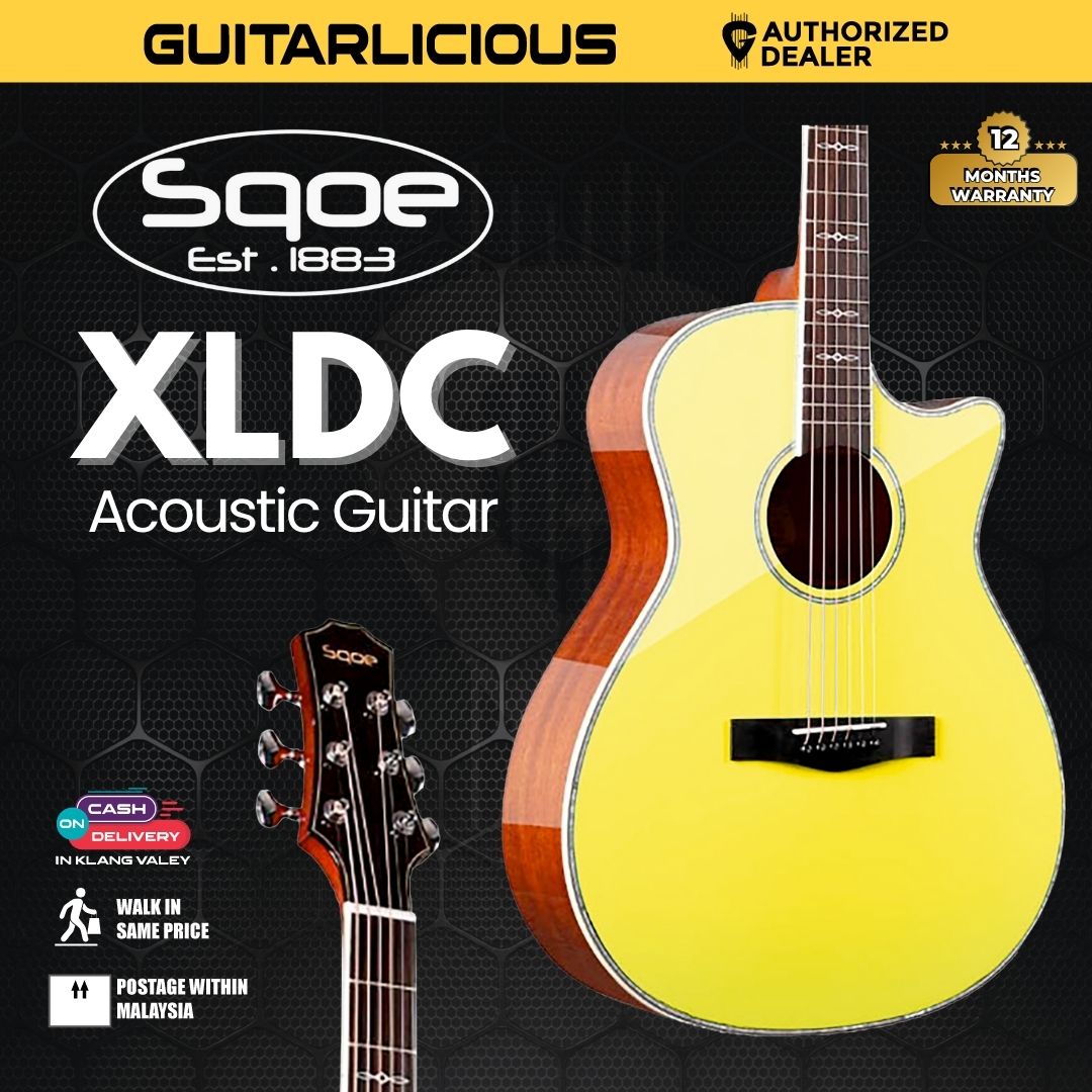 SQOE XLDC Series Acoustic Electric Guitar