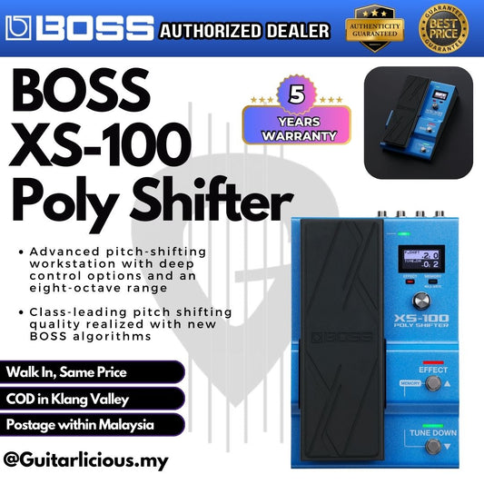 Boss XS-100 Poly Shifter Pitch-Shift Pedal