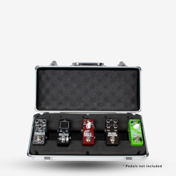 XVIVE F1 Flight Case for 5 Effect Pedals with Link Cables ( F-1 / Xvive-F1 ) - ( Website Clearance)