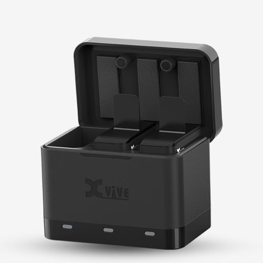 Xvive Audio U5C Battery Charger Case with Three Batteries for U5 Wireless Systems ( Xvive-U5C )