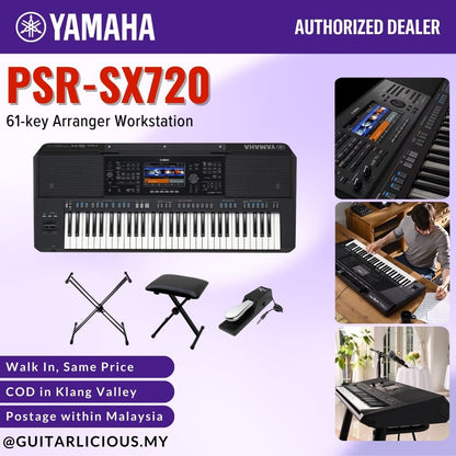 Yamaha PSR-SX720 61-key Arranger Workstation