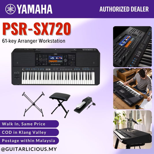 Yamaha PSR-SX720 61-key Arranger Workstation