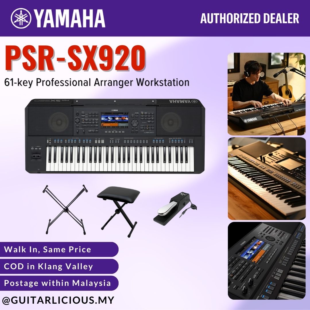 Yamaha PSR-SX920 61-key Professional Arranger Workstation
