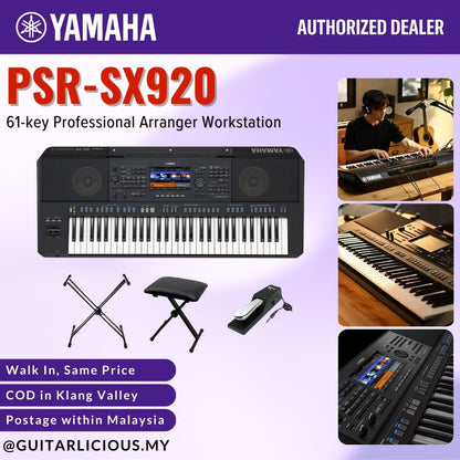 Yamaha PSR-SX920 61-key Professional Arranger Workstation