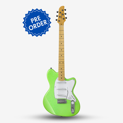 Ibanez YY10 Yvette Young Signature YY Series Electric Guitar - Slime Green Sparkle (Pre-Order)