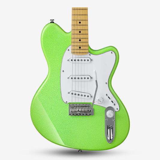 Ibanez YY10 Yvette Young Signature YY Series Electric Guitar - Slime Green Sparkle (Pre-Order)