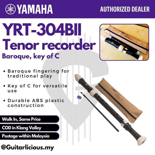 Yamaha YRT-304BII Tenor Recorder Baroque, key of C