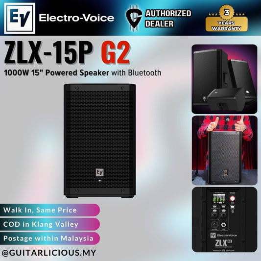 EV Electro-Voice ZLX-15P G2 1000W 15" Powered Speaker with Bluetooth -  ( ZLX-15P / ZLX 15P )