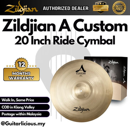 Zildjian A20579-11 A Custom Box Set - 14" Hi-hats, 16" Crash, 18" Crash, 20" Ride ( ZILA20579-11 / LA20579 / A-Custom )