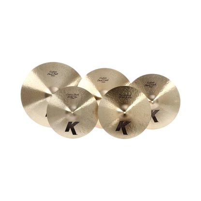 Zildjian K Custom Dark Cymbal Set - 14" Hi-hats, 16" Crash, 18" Crash, 20" Ride ( ZILKCD900 / KCD-900 / K-Custom )