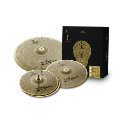 Zildjian L80 Low Volume LV468 Box Set - 14inch Hi-hats, 16inchCrash, 18inch Crash Ride - ZILLV468