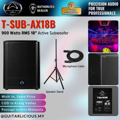 WHARFEDALE PRO T-SUB-AX18B Series 900 Watts RMS 18" Active Subwoofer ( T-Sub-AX18B )