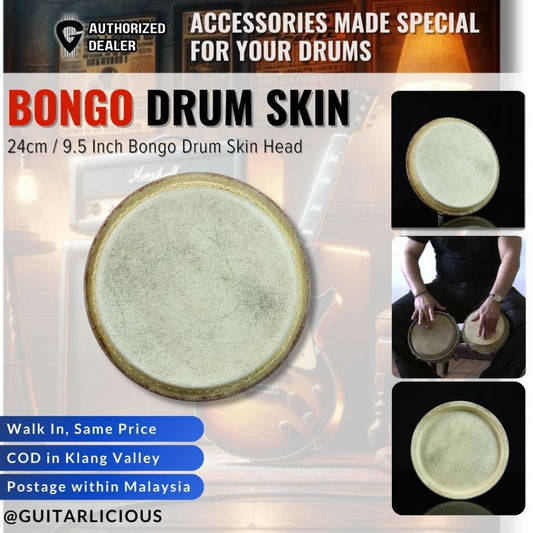 Bongo Drum Head Skin, High Quality Drum Head Replacement for Bongos