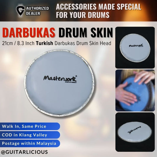 Masterwork TURKISH Darbukas Drum Head Skin, Replacement Drum Head for Darbukas - 21 CM ( YD-HD4 )