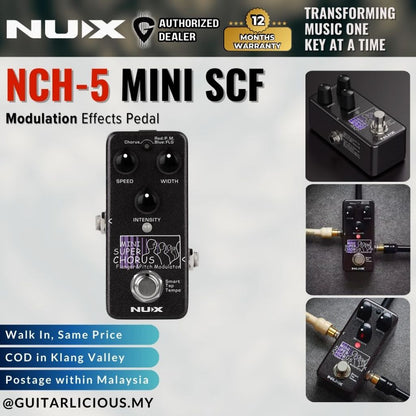 NUX NCH-5 Mini SCF Modulation Effects Pedal ( NCH5 )