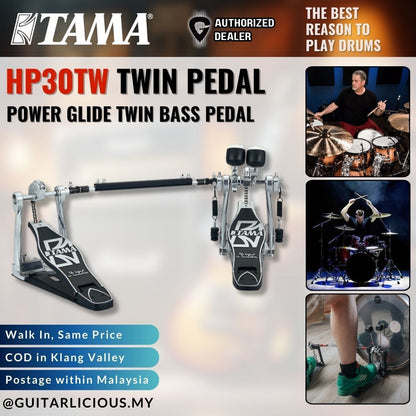 Tama HP30TW Power Glide Twin Bass Drum Pedal ( TAMHP30TW / HP-30 / HP30-TW )