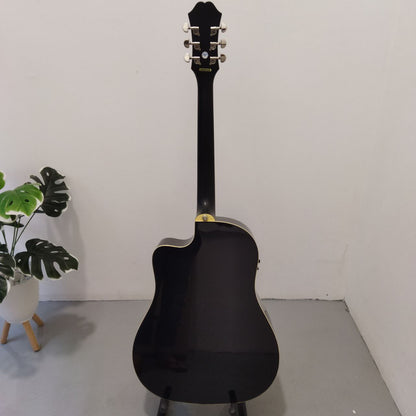 Epiphone J-45 EC Studio Acoustic-Electric Guitar with Fishman pick-up - Ebony (J45 / J45EC / J-45-EC / EE2S-EB-NH3 )