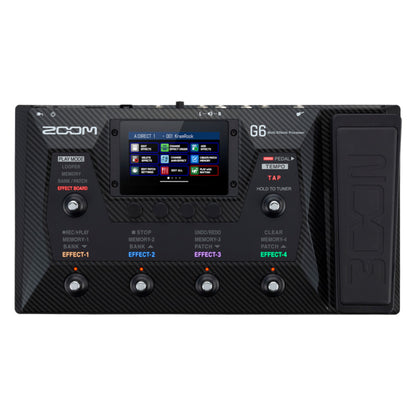 Zoom G6 Guitar Multi-Effects Processor with Expression Pedal and Touchscreen Interface ( ZOOM-G6 / G-6 )