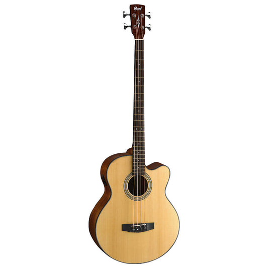 Cort SJB5F NS Acoustic Bass Guitar With Gigbag – Natural Satin