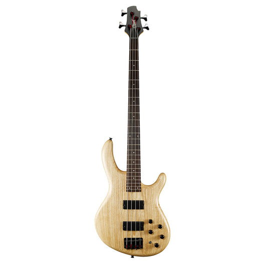 Cort Action DLX AS 4-strings Electric Bass Guitar with Bag - Open Pore Natural