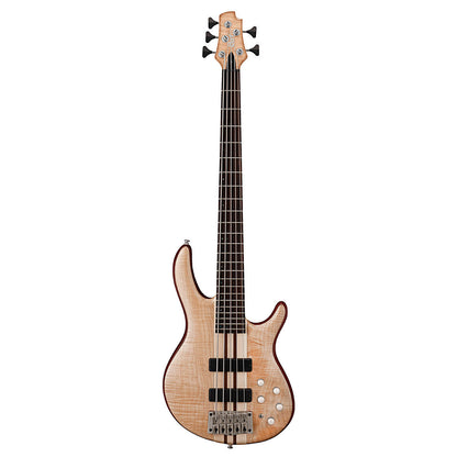 Cort A5 Plus FMMH 5-String Bass Guitar with Bag - Open Pore Natural