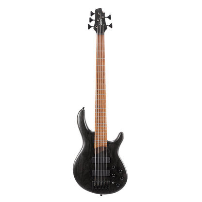 Cort B-5 Element 5-String Bass Guitar with Bag - Open Pore Trans Black