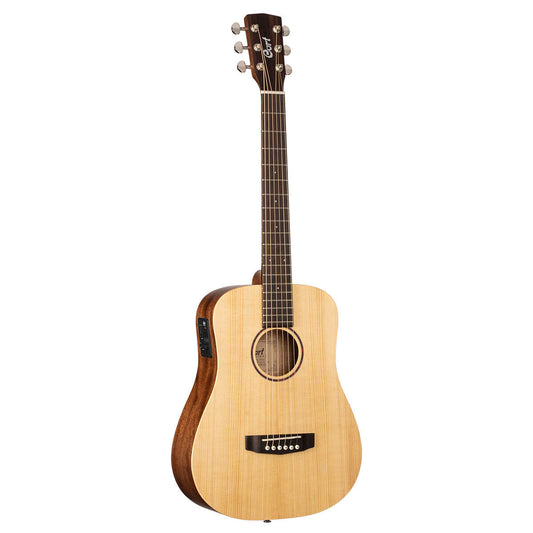 Cort Earth Mini E Adirondack Acoustic Guitar with Bag