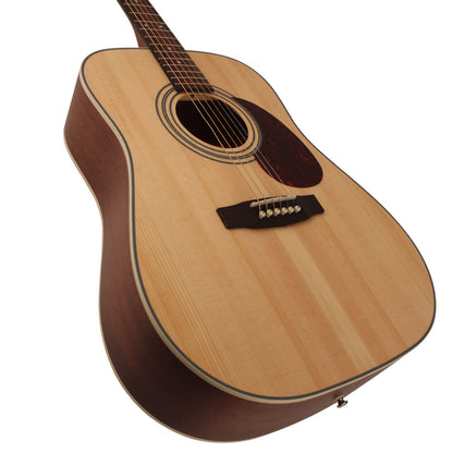 Cort Earth70 Acoustic Guitar with Bag - Open Pore