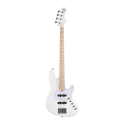 Cort Elrick NJS 4 (New Jazz Standard) 4-String Electric Bass Guitar (White)