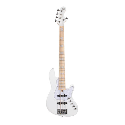 Cort NJS-5 Electric Bass With Padded Bag White