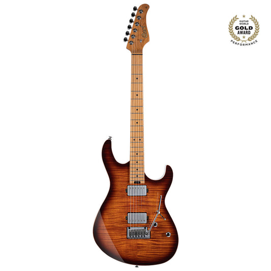 Cort G290 FAT II Electric Guitar with Bag - Antique Violin Burst