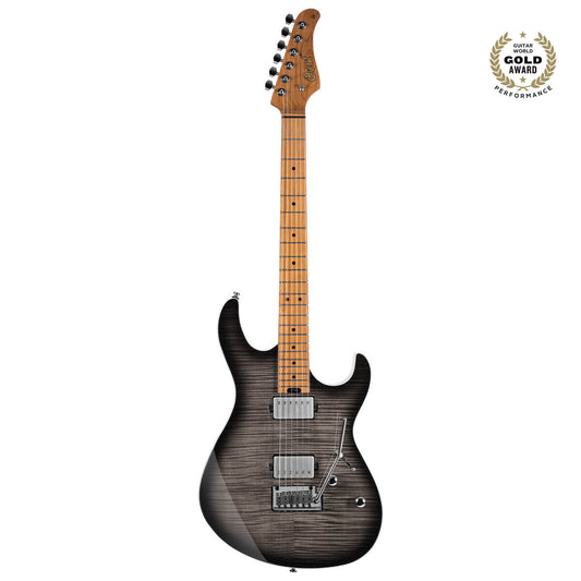 Cort G290 FAT II Electric Guitar with Bag - Trans Black Burst