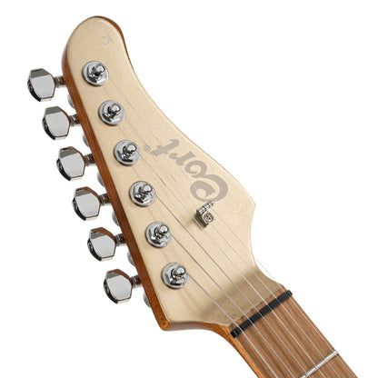 Cort G300 Pro Electric Guitar with Bag - Metallic Gold