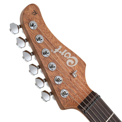 Cort G300 Raw Electric Guitar with Bag - Natural Satin