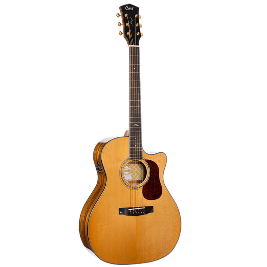 Cort Gold-A6 Bocote Acoustic Guitar with Bag-Natural