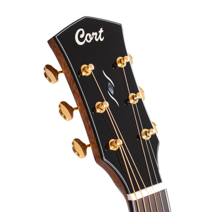 Cort Gold-A6 Bocote Acoustic Guitar with Bag-Natural