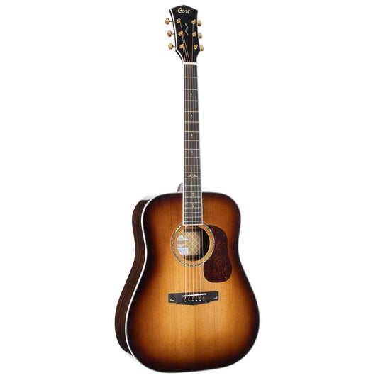 Cort Gold-D8 Acoustic Guitar with Bag - Light Burst