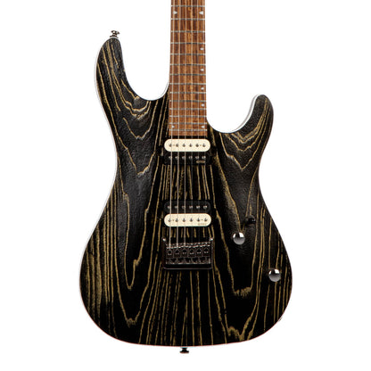 Cort KX300 Etched Electric Guitar with Bag - Etched Black Gold
