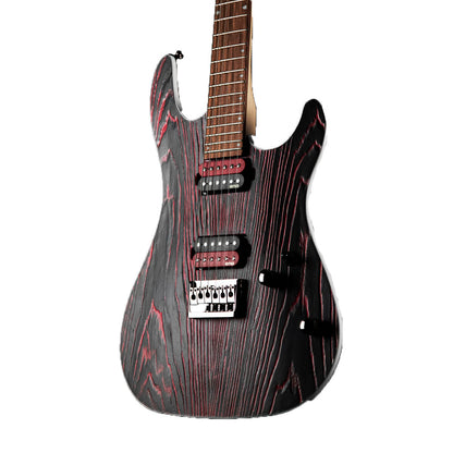 Cort KX300 Etched Electric Guitar with Bag - Etched Black Red (PRE-ORDER)